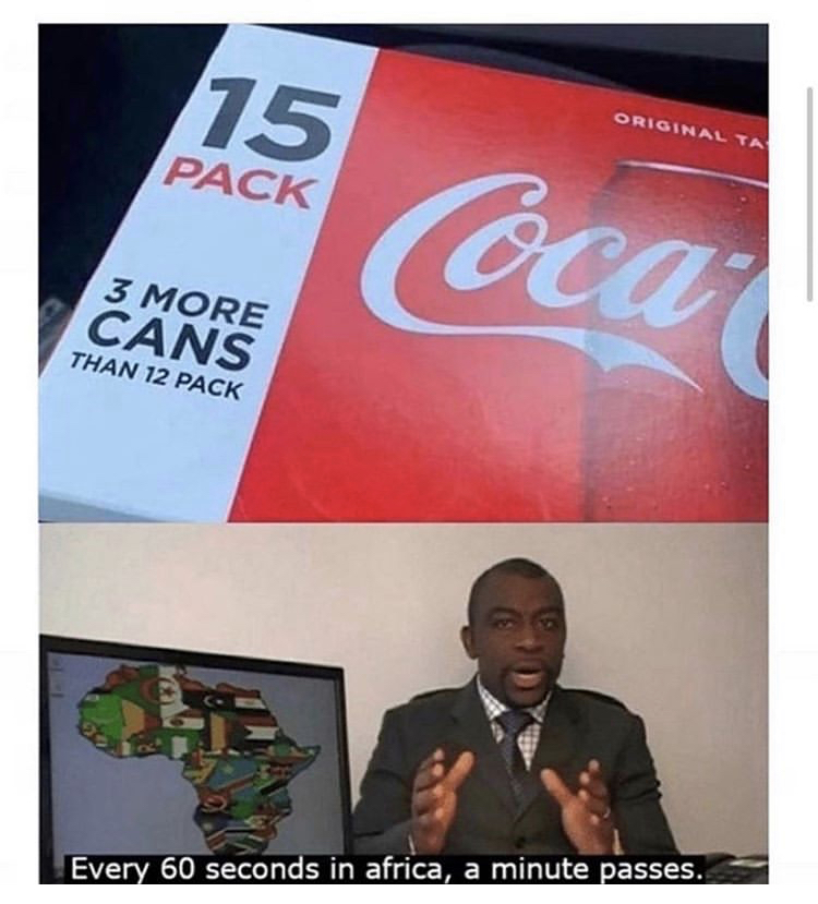 coca cola league 1 - 15 Original Ta Pack 3 More Cans Than 12 Pack Coca V Every 60 seconds in africa, a minute passes.