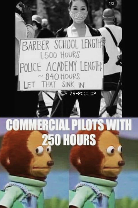 coronavirus memes germany - 12 Barber School Length 1,500 Hours Police Academy Length ~ 840 Hours Let That Sink In ZsPull Up Commercial Pilots With 250 Hours