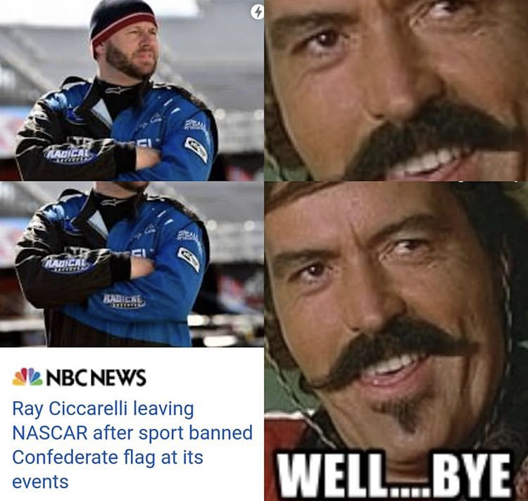 beard - Fadica Magical Adical S1 Nbc News Ray Ciccarelli leaving Nascar after sport banned Confederate flag at its events Well...Bye
