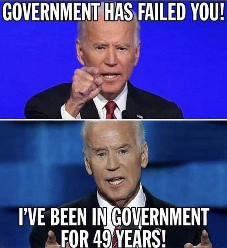 patriot post memes - Government Has Failed You! Seth I'Ve Been In Government For 49 Years!