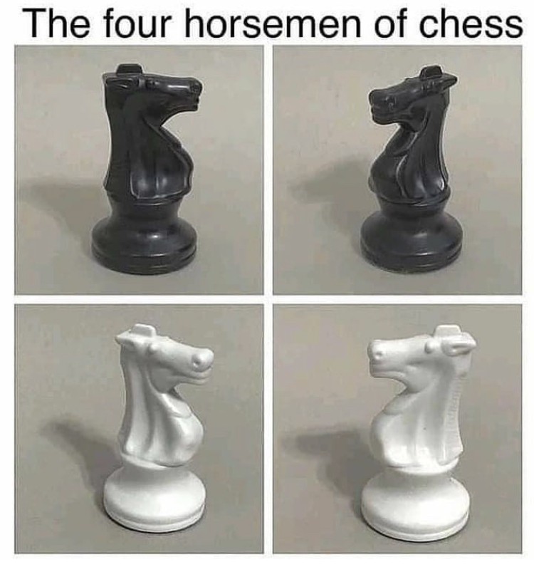 board game - The four horsemen of chess
