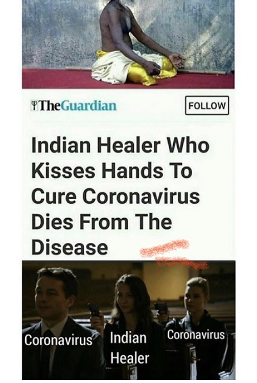 photo caption - The Guardian Indian Healer Who Kisses Hands To Cure Coronavirus Dies From The Disease Coronavirus Coronavirus Indian Healer