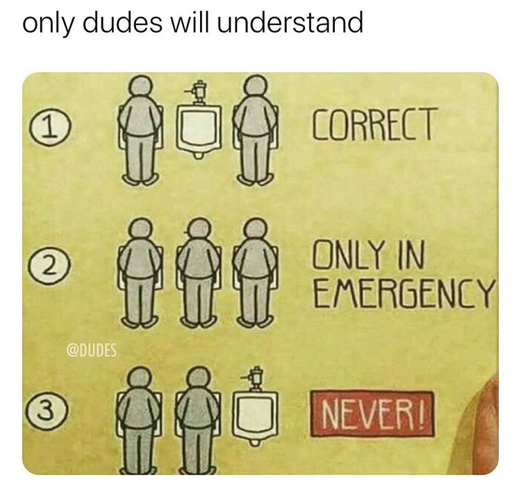 dunno man seems kinda gay to me meme - only dudes will understand 1 Correct god 2 Only In Emergency 3 Never!