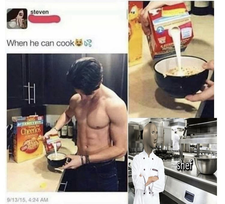 When he can cook