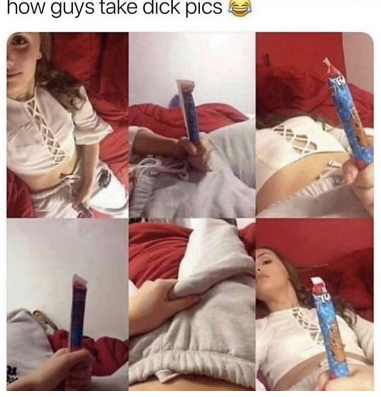 how guys take dick pics