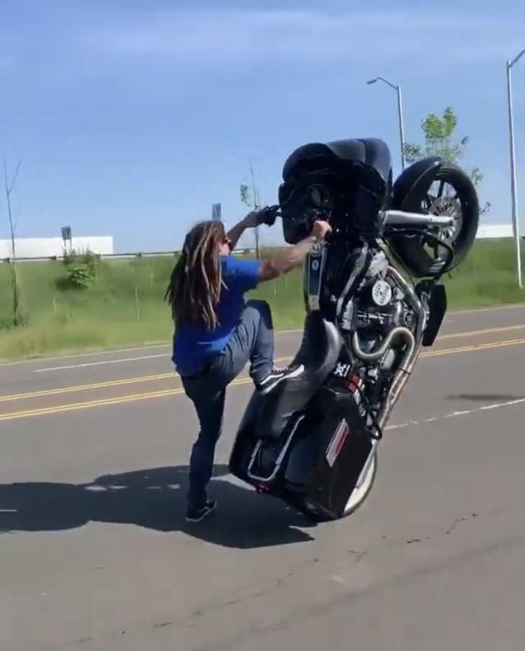 motorcycling surfing