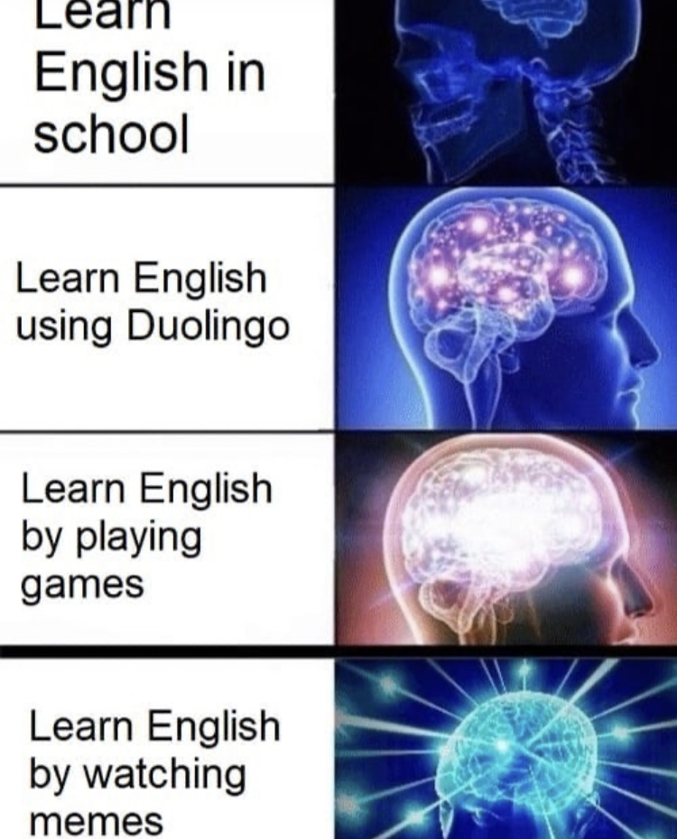 monika best girl - Lear English in school Learn English using Duolingo Learn English by playing games Learn English by watching memes
