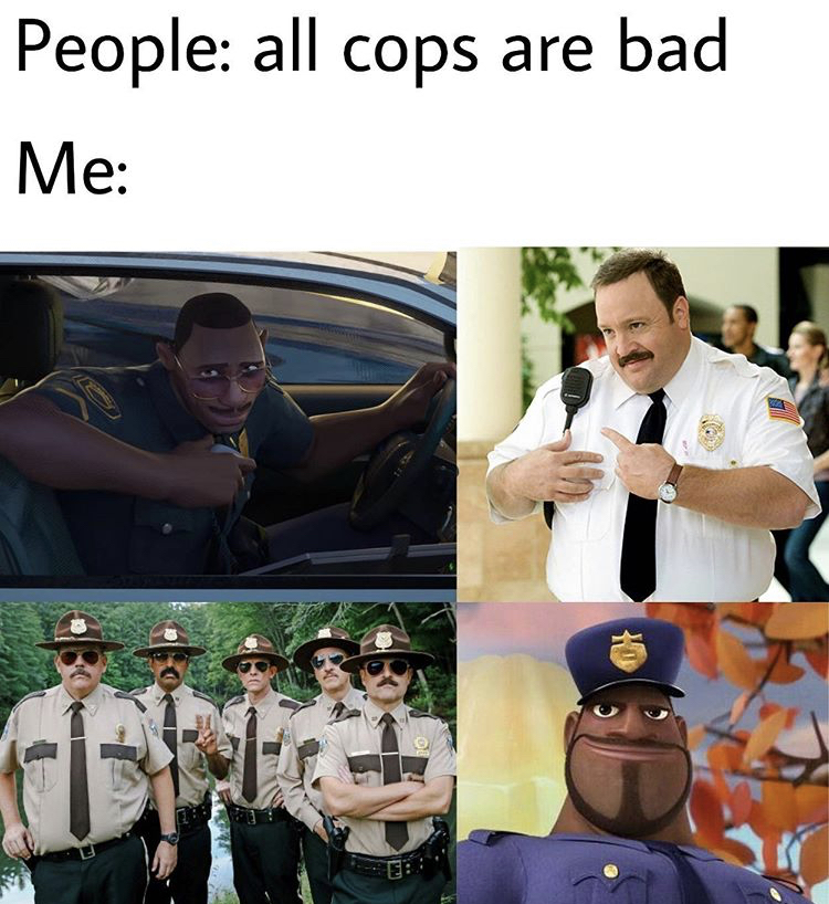 uniform - People all cops are bad Me 10