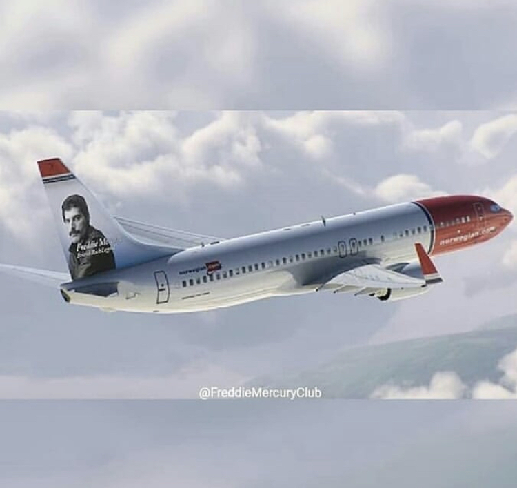 norwegian air freddie mercury - Freddie de int MercuryClub