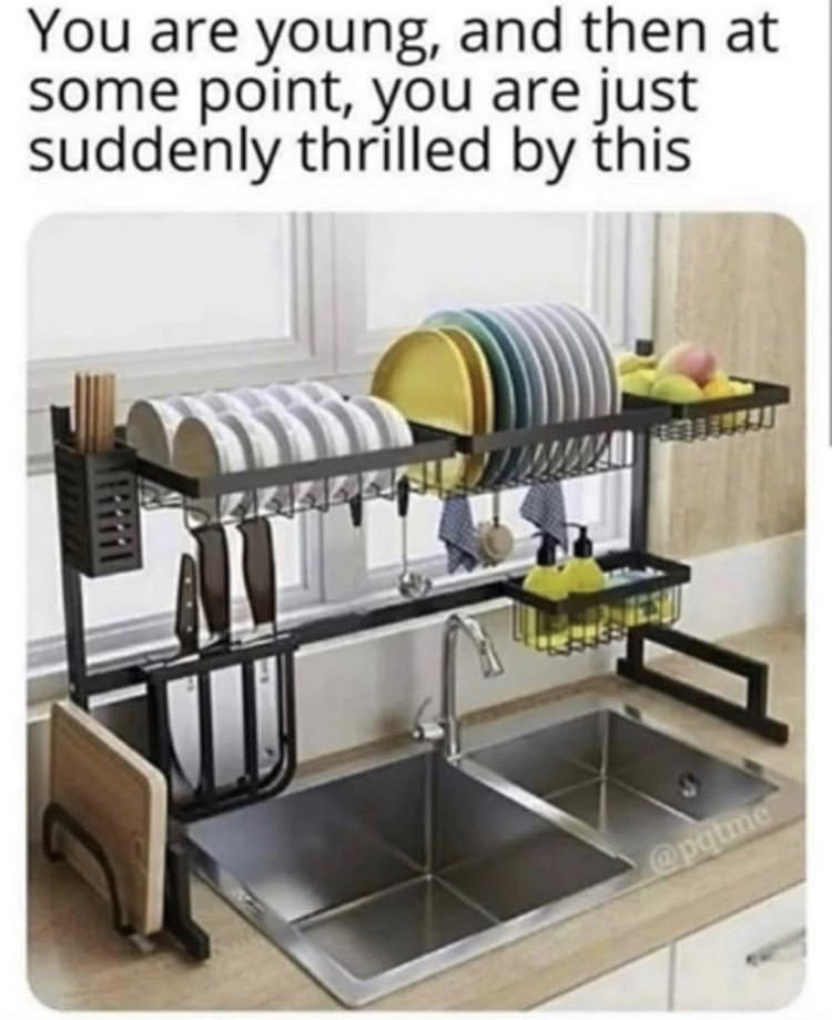 over sink plate drying rack - You are young, and then at some point, you are just suddenly thrilled by this