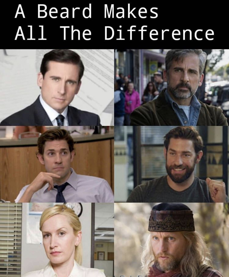 The Office - A Beard Makes All The Difference In