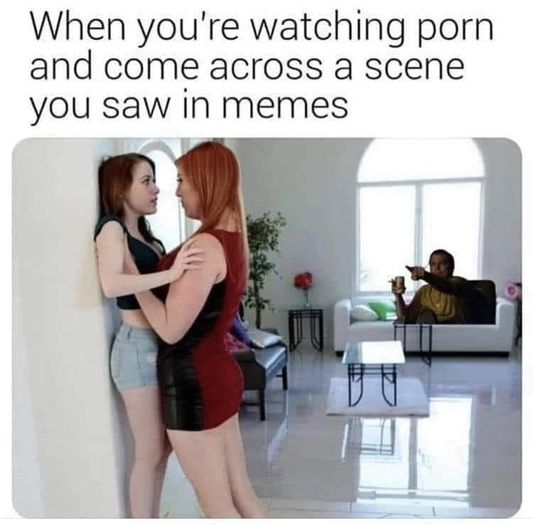 lauren phillips lifting alice merchesi - When you're watching porn and come across a scene you saw in memes