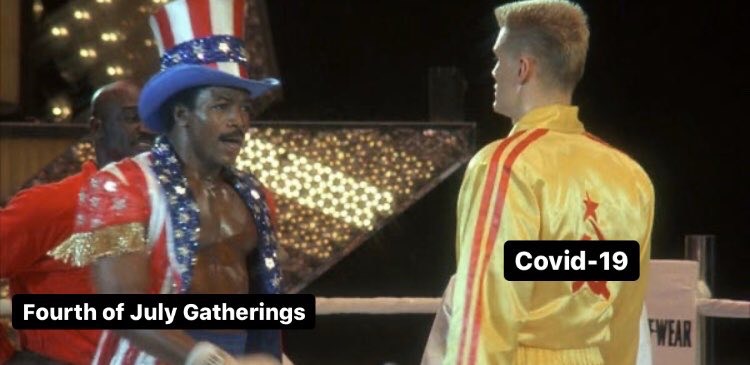 apollo creed rocky iv - Covid19 Fourth of July Gatherings Twear