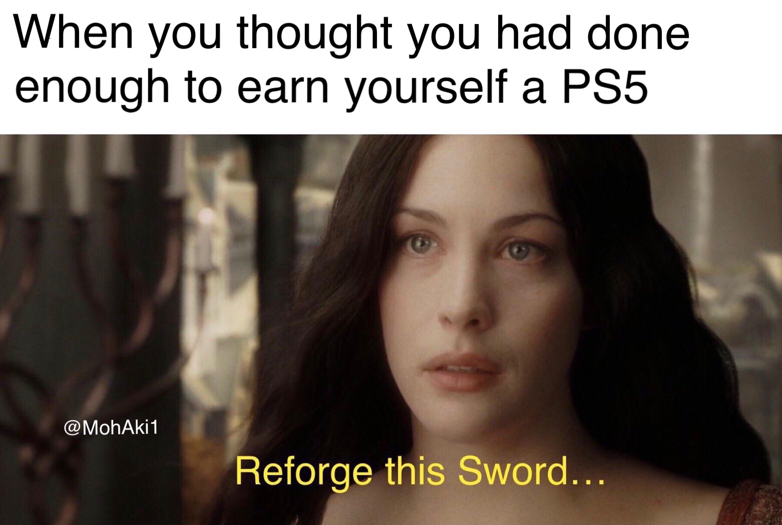 When you thought you had done enough to earn yourself a PS5 Reforge this Sword...