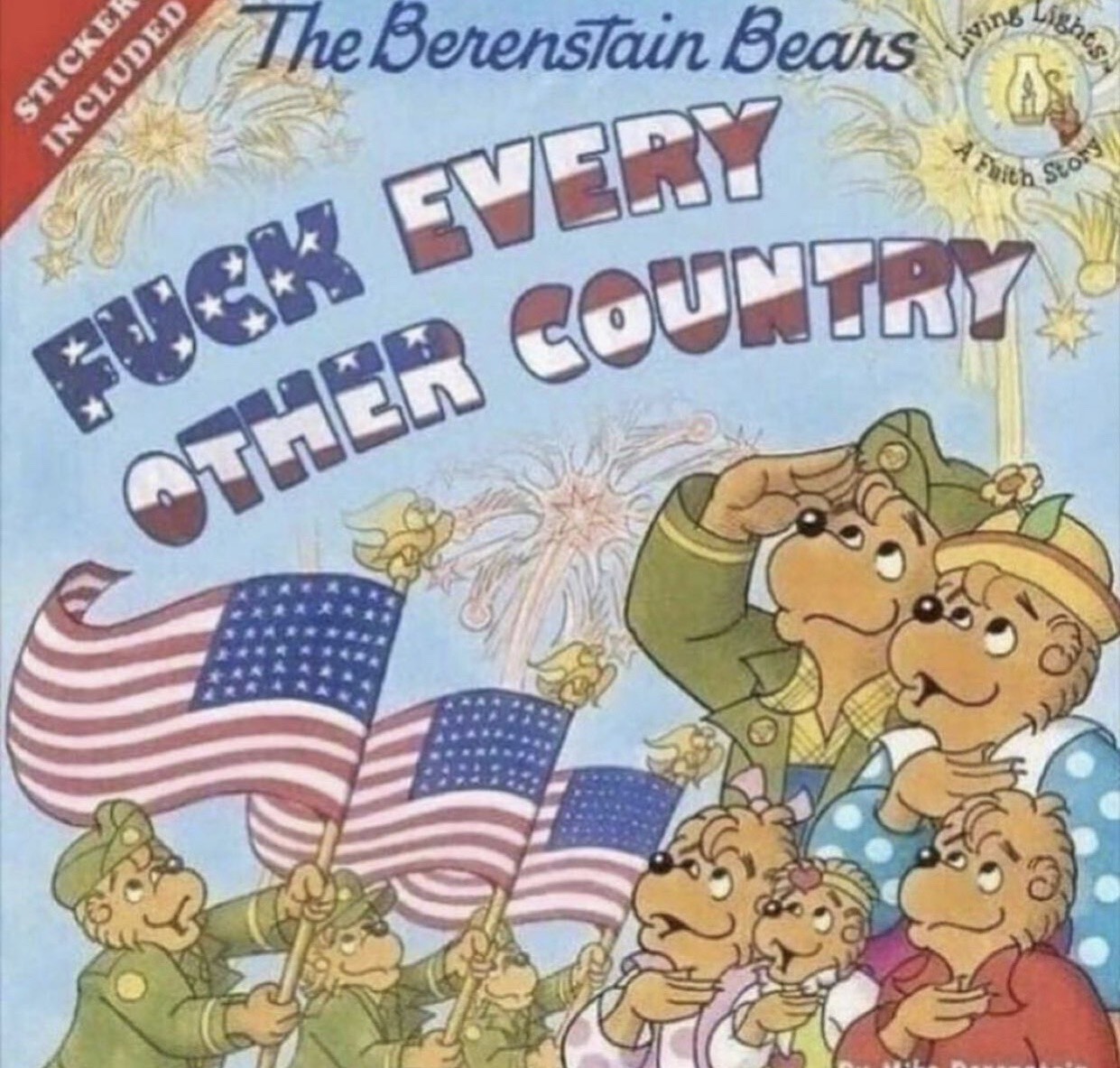 berenstain bears god bless this country - Fugk Every Then Country Lights Sticket Included The Berenstain Bears Living 4 hits Story