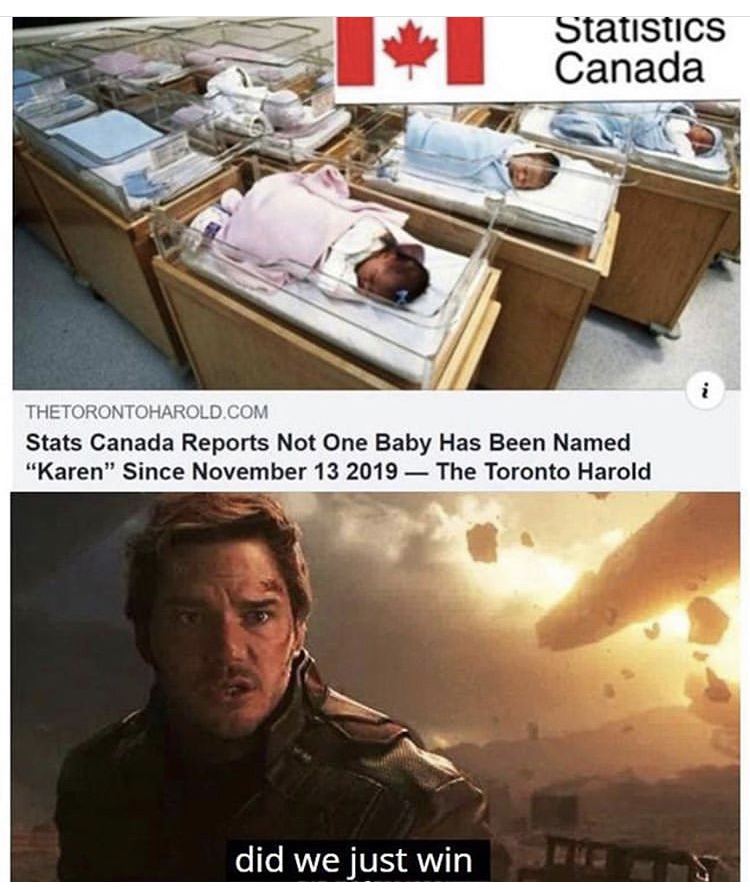 funny memes - maternity ward - Statistics Canada Thetorontoharold.Com Stats Canada Reports Not One Baby Has Been Named