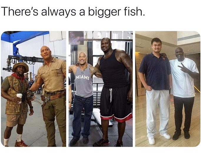 shaquille o neal kevin hart - There's always a bigger fish. Miami