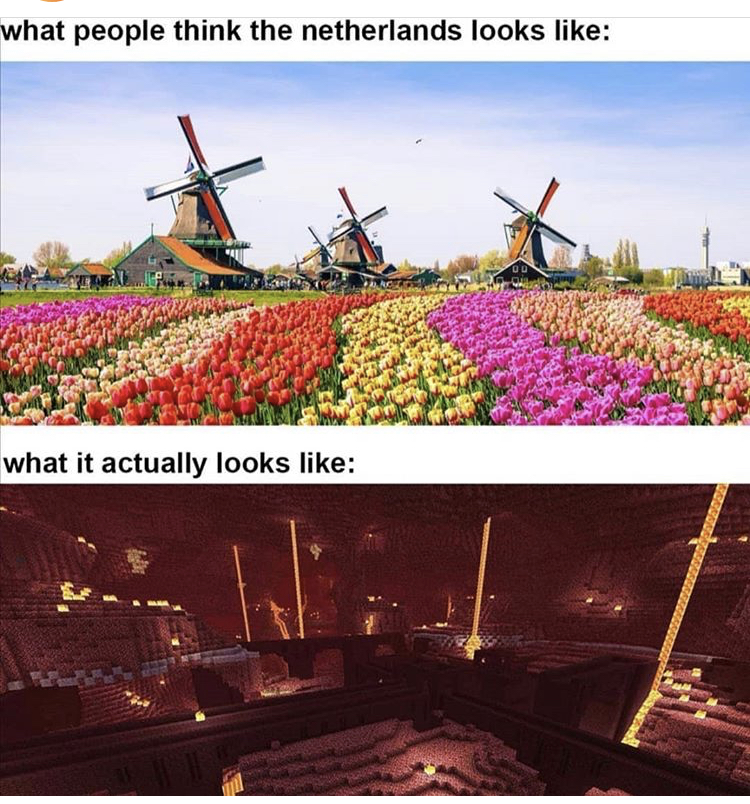 what people think the netherlands looks what it actually looks