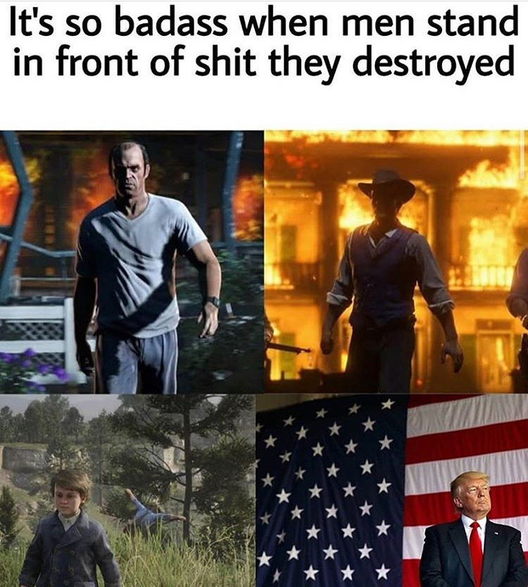 men standing in front of things they destroyed - It's so badass when men stand in front of shit they destroyed