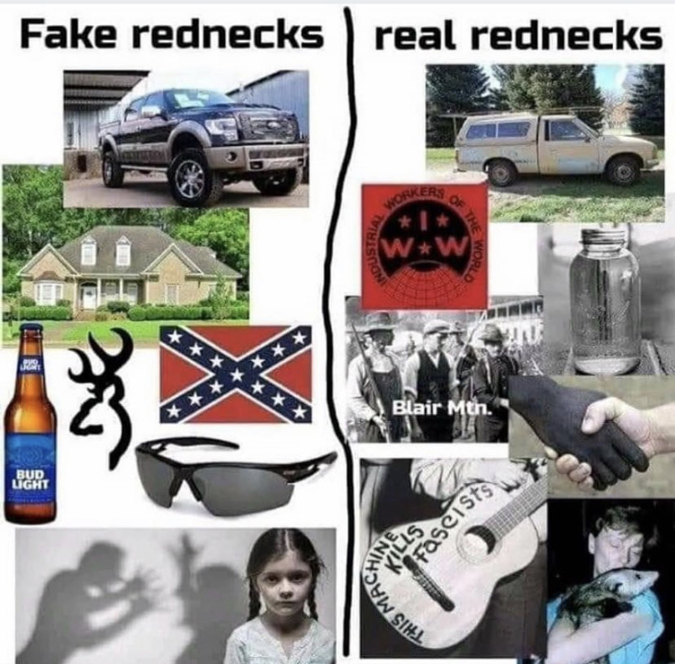 real redneck vs fake redneck - Stoww Sihl Fake rednecks real rednecks This WW Blair Mun. Bud Light I Fascists