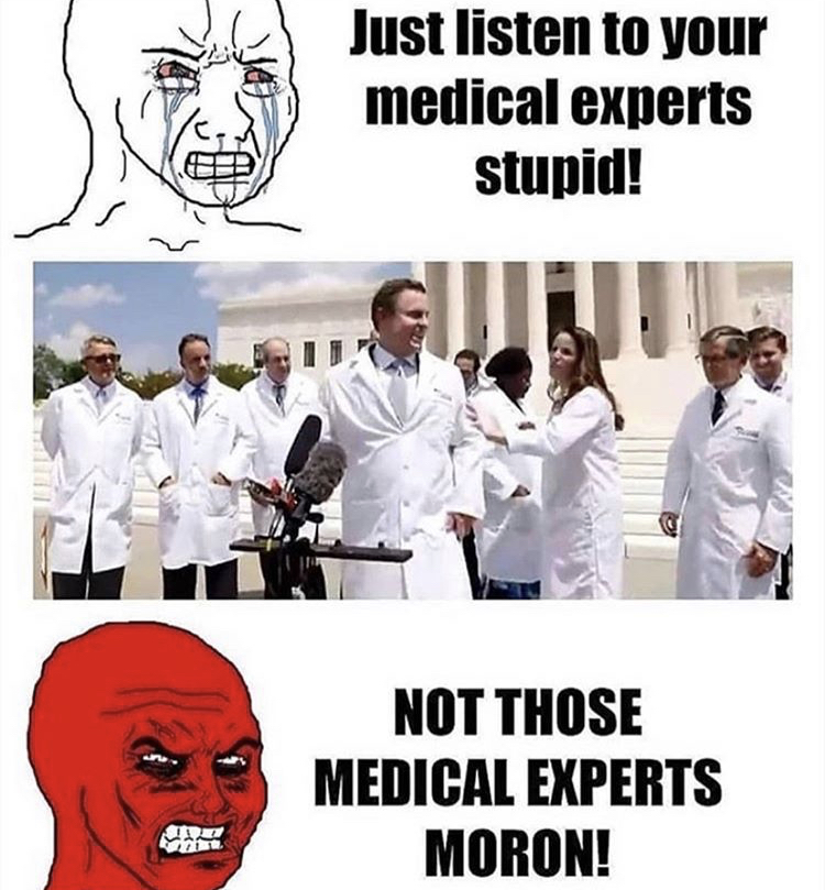 chef - Just listen to your medical experts stupid! a Not Those Medical Experts Moron!