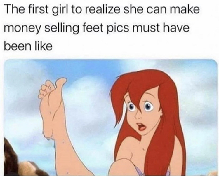 little mermaid with legs - The first girl to realize she can make money selling feet pics must have been 6533