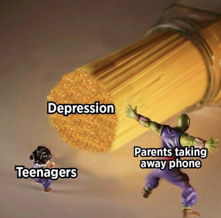 indian empty meme - Depression Parents taking away phone Teenagers