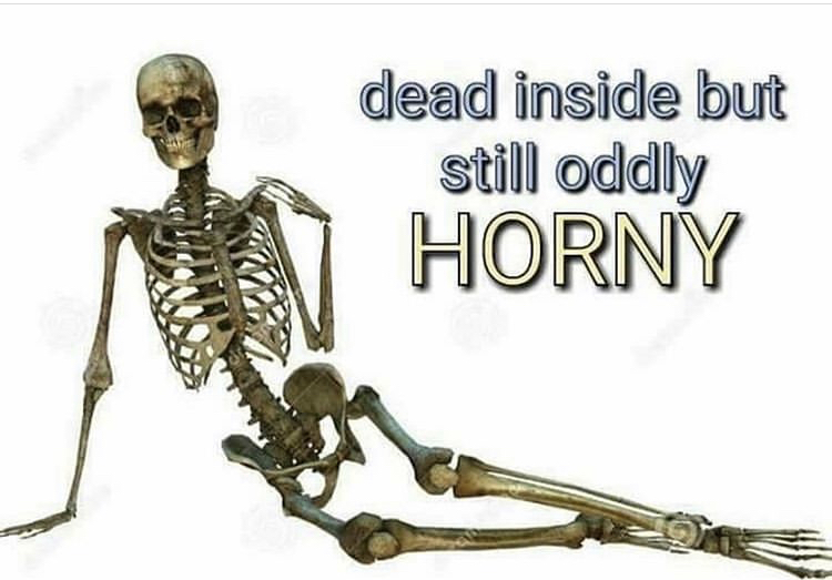 horny summer meme - dead inside but still oddly Horny