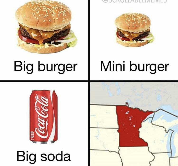 coca cola - Big burger Mini burger Coca Cola Big soda