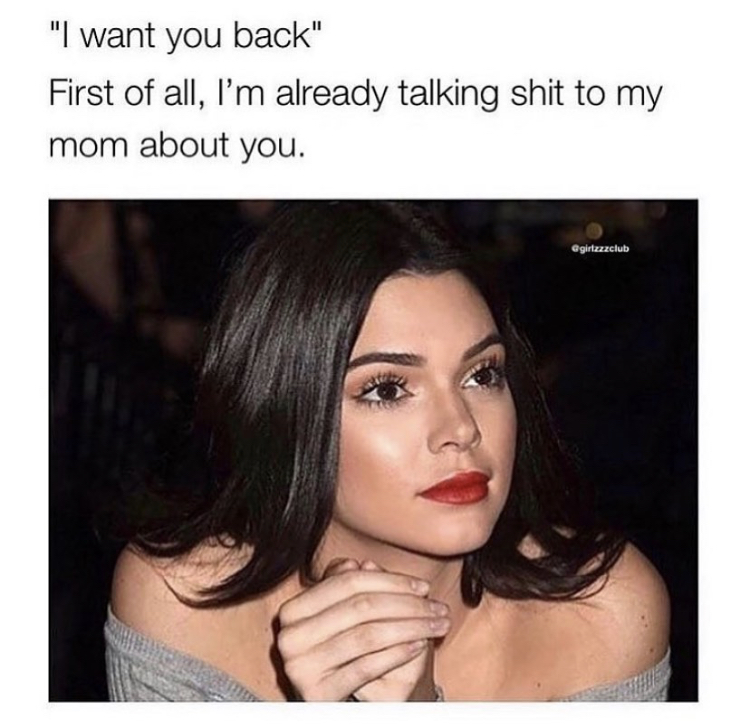 kendall jenner red lips - "I want you back" First of all, I'm already talking shit to my mom about you. girlzzzclub