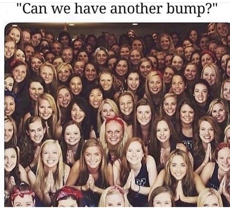 can i get a bump - "Can we have another bump?" 9