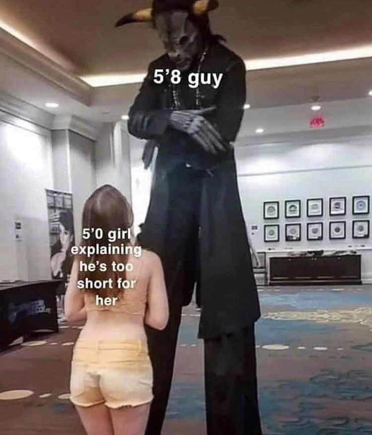 5 0 girl explaining he's too short - 5'8 guy 5'0 girl explaining he's too short for her