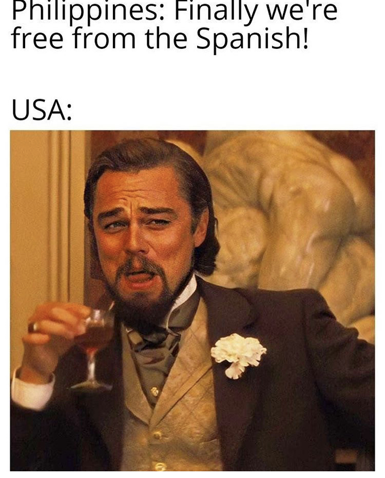 leonardo dicaprio dairy queen meme - Philippines Finally we're free from the Spanish! Usa