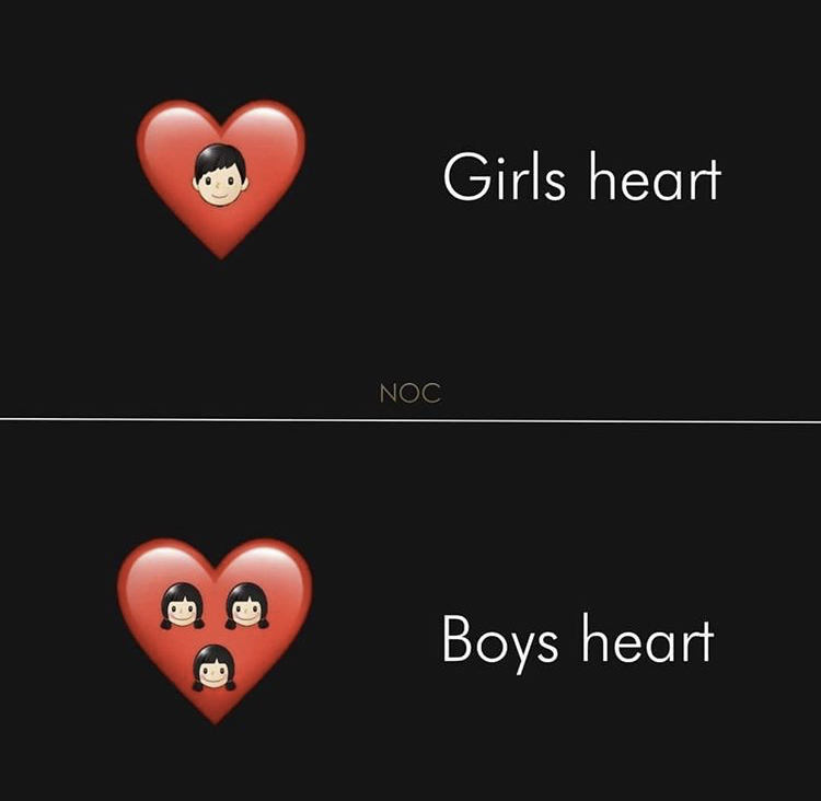 love - Girls heart Noc Boys heart