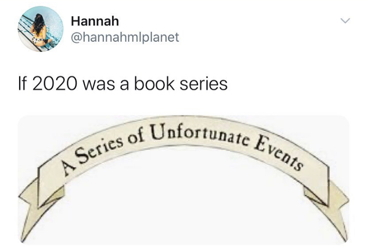 fashion accessory - A Series of Unfortunate Events Hannah If 2020 was a book series