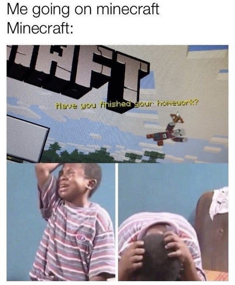 minecraft edgy memes - Me going on minecraft Minecraft Ret Have you finished your home ork?