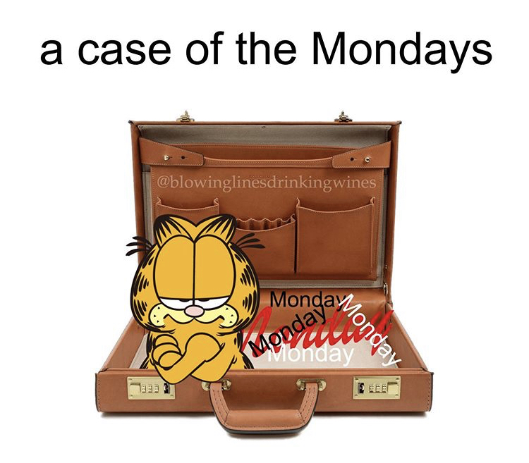 cartoon - dooronday a case of the Mondays Monday movu 1993