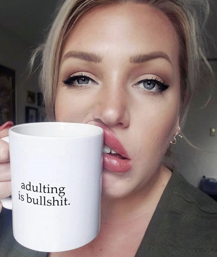 lip - adulting is bullshit.