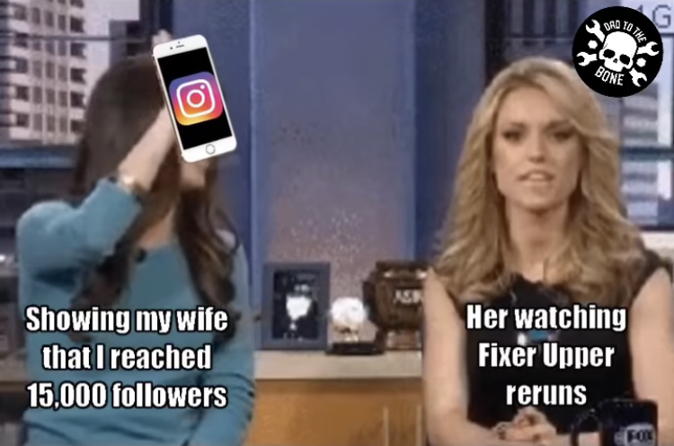 give me five gif fail - Showing my wife that I reached 15,000 followers Her watching Fixer Upper reruns