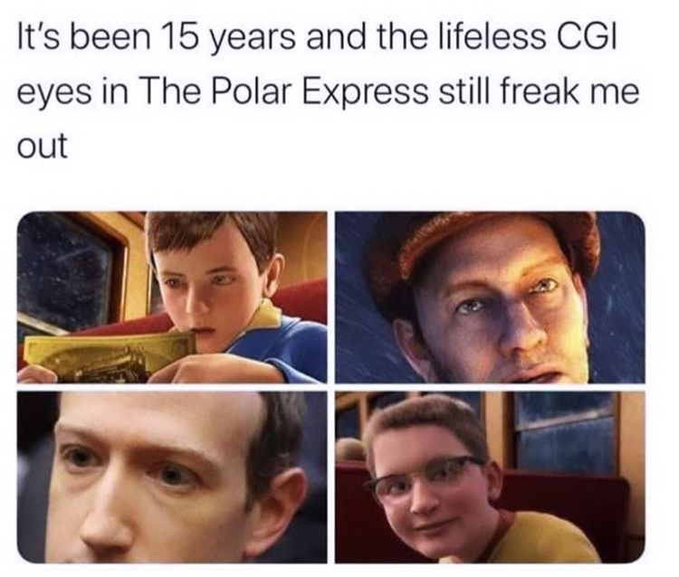 cgi eyes polar express - It's been 15 years and the lifeless Cgi eyes in The Polar Express still freak me out