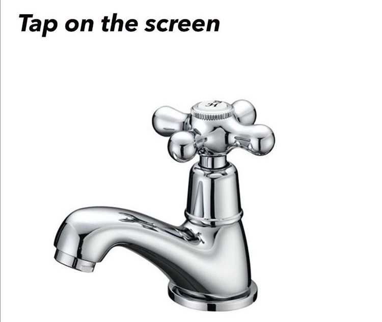tap on the screen - Tap on the screen