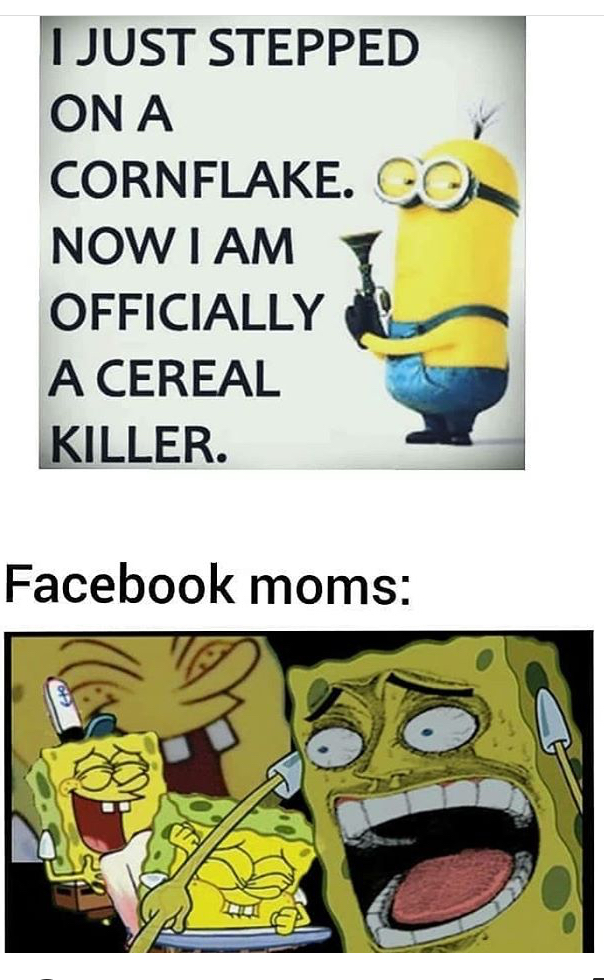 middle aged women on facebook - Just Stepped On A Cornflake. Co Now I Am Officially A Cereal Killer. Facebook moms