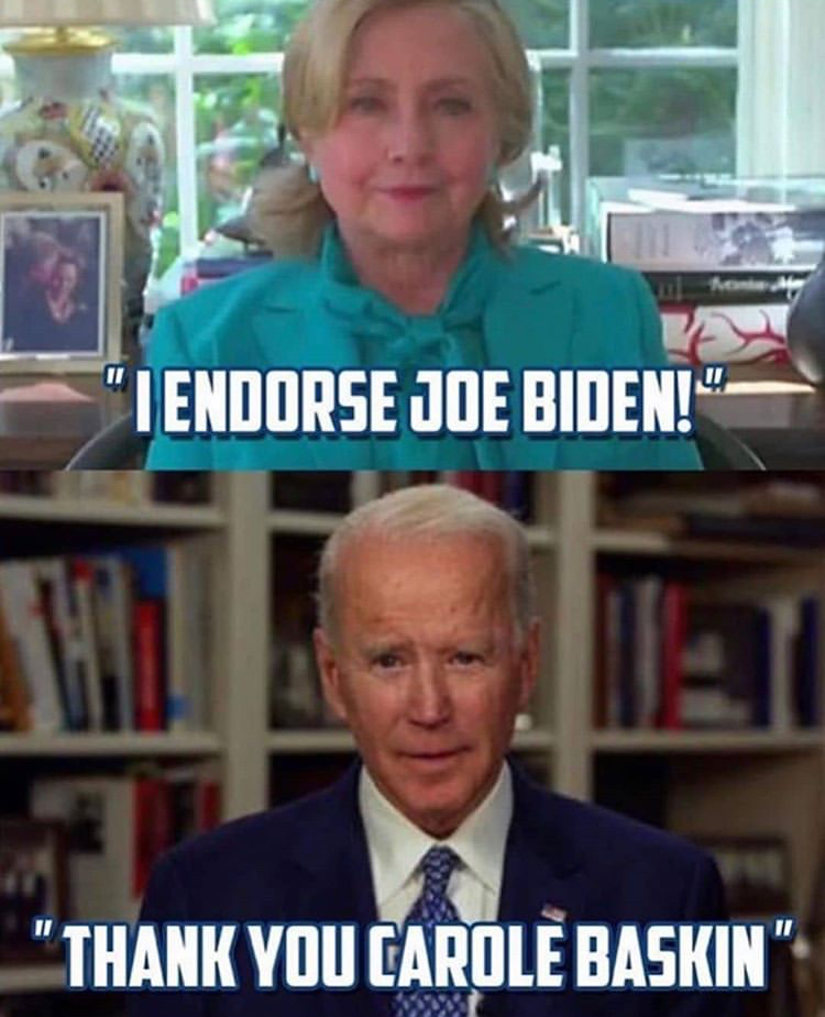 biden - "I Endorse Joe Biden!" "Thank You Carole Baskin"