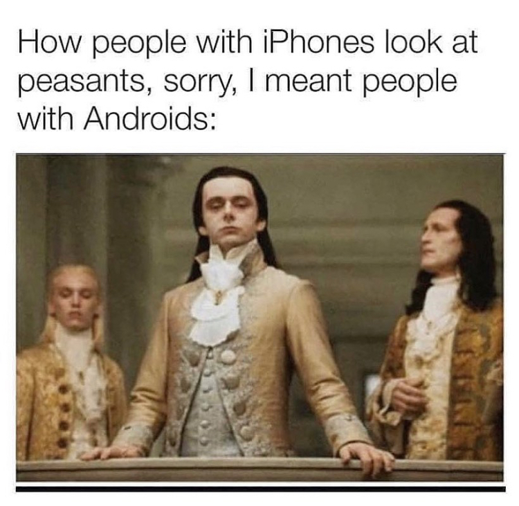 new moon volturi - How people with iPhones look at peasants, sorry, I meant people with Androids