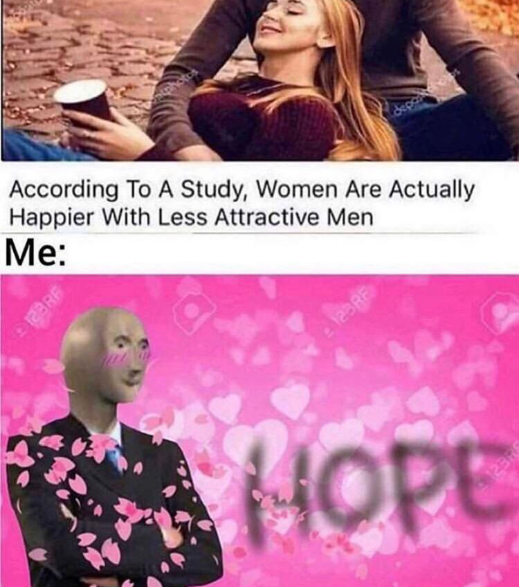 women are happier with less attractive men - According To A Study, Women Are Actually Happier With Less Attractive Men Me 123RF Hope