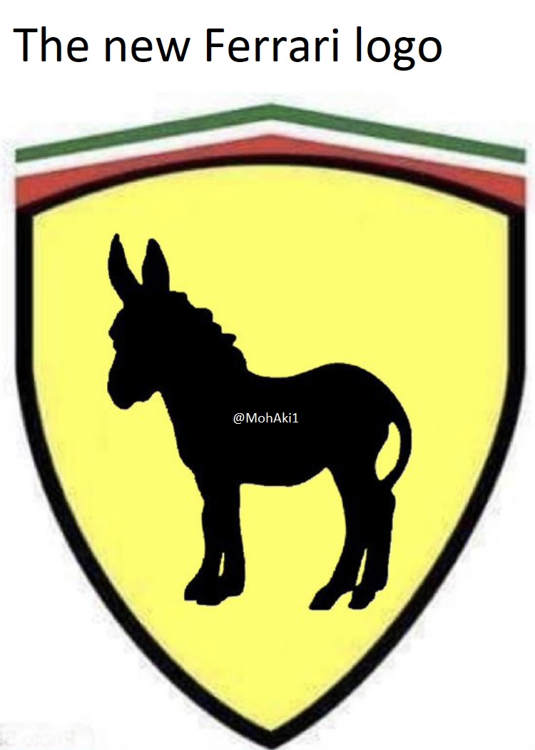 The new Ferrari logo