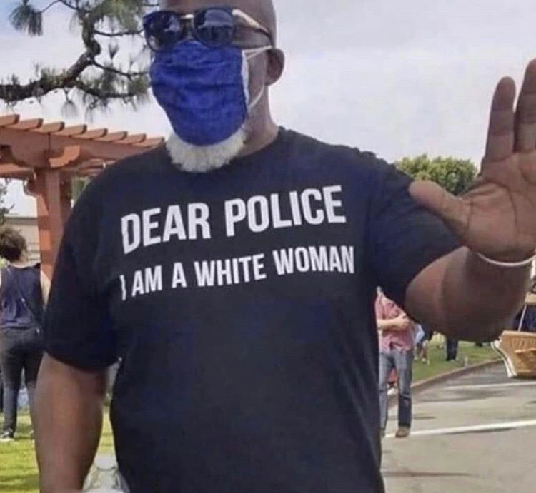dear police i am a white woman meme - Dear Police Jam A White Woman