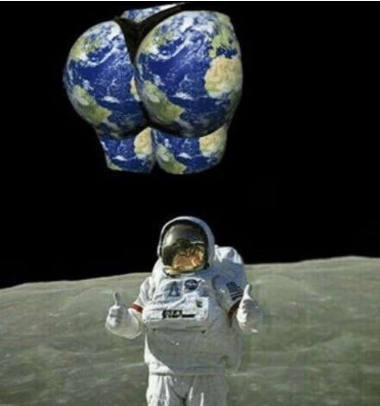 funny memes - earth is thicc