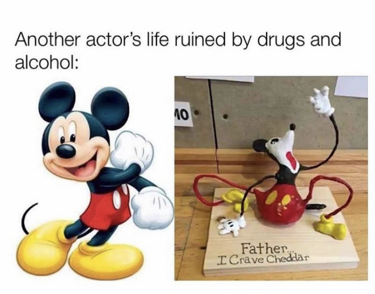 happy new year mickey mouse - Another actor's life ruined by drugs and alcohol 10 Father I Crave Cheddar