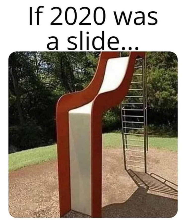 if 2020 was a slide - If 2020 was a slide...